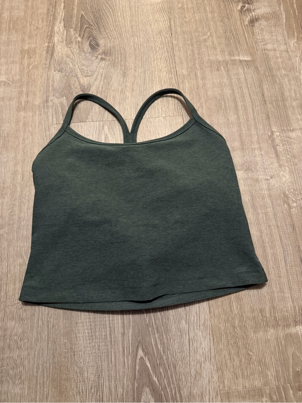 Beyond Yoga Forest Green Strappy Tank Top